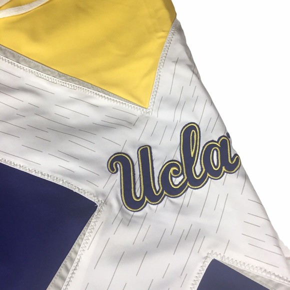 Swimmig Trucks Men size XL (35 36) Navy Blue Yellow UCLA Cargo Short Board - Picture 2 of 12